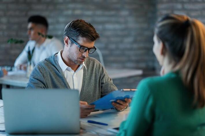 A company is conducting interviews for temporary staffing to maximize ROI for project-based needs.