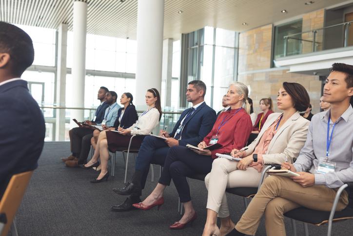A group of aspiring employees is being carefully interviewed to avoid bad hires and demonstrate how staffing can help prevent them.